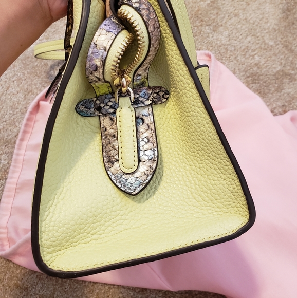 Kate spade spencer lemonsorbet snakeskin satchel - Picture 14 of 17
